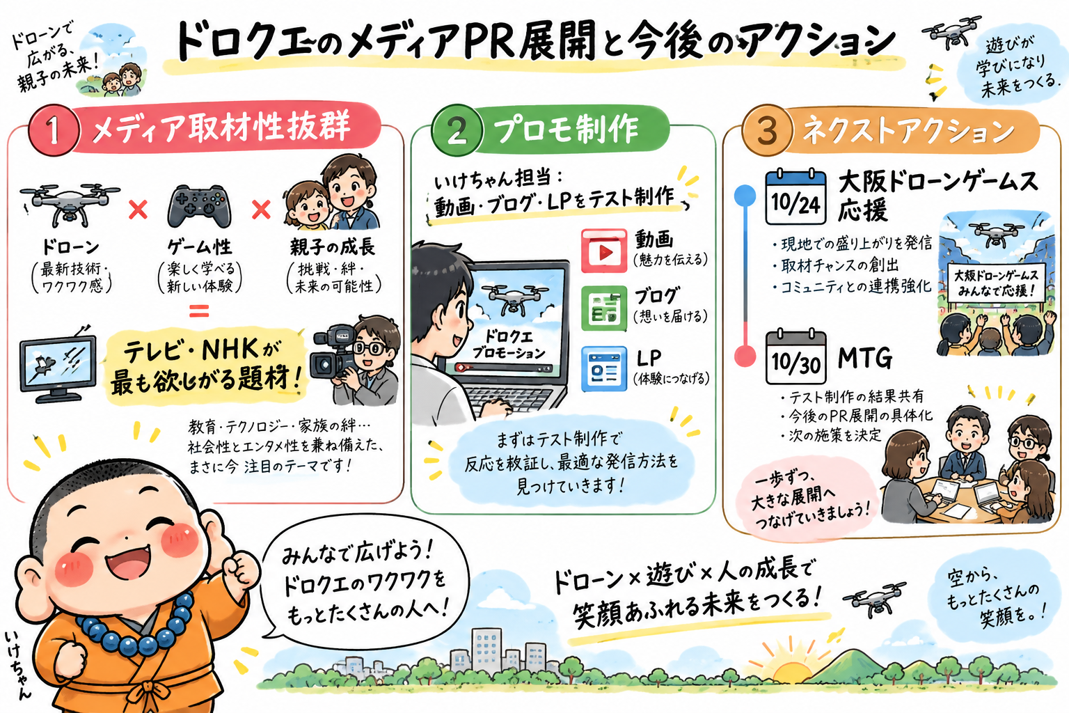 ドロクエのメディアPR展開と今後のアクション